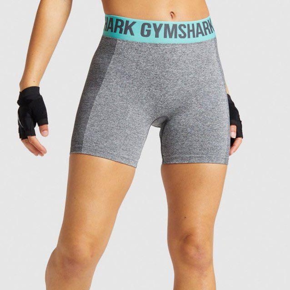 Gymshark Flex Shorts - Light Gray/Blue